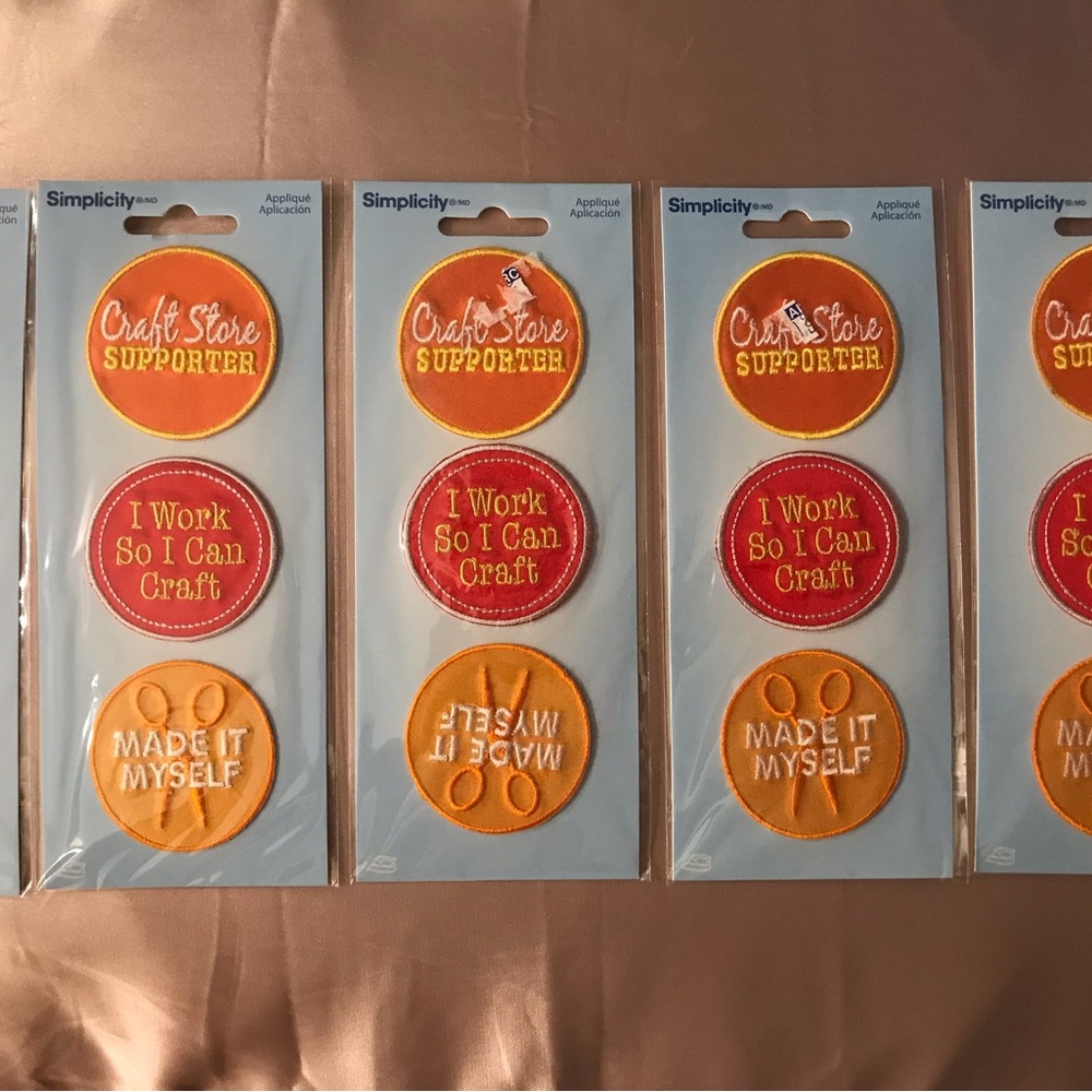 15 sewing iron on patches craft Girl Scouts purse hat decorations